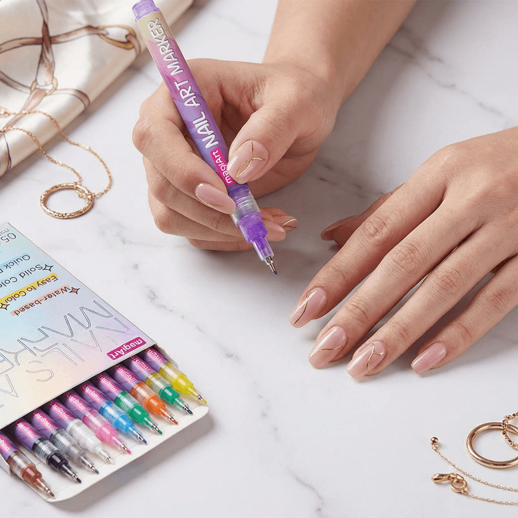 Nail Art Pens – 12 Color Set