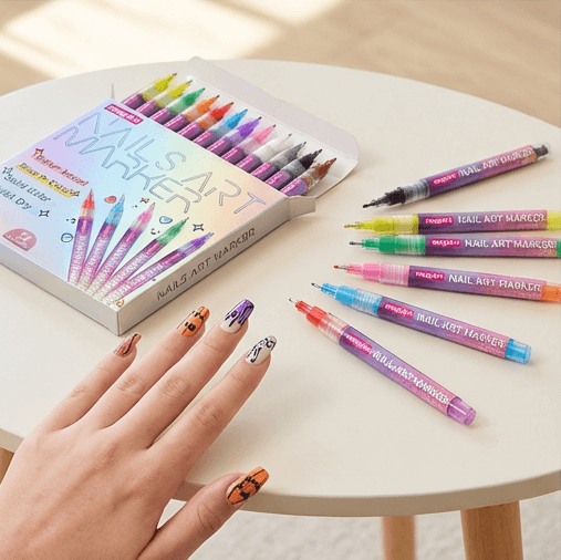 Nail Art Pens – 12 Color Set
